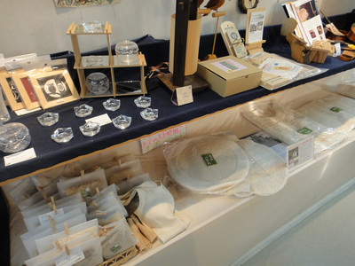御杖村の工房の商品